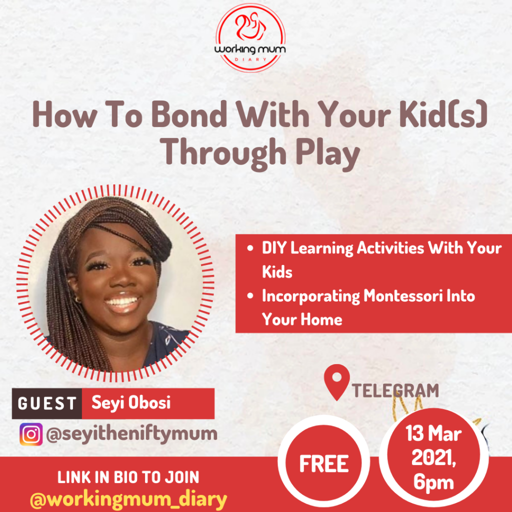 How To bond with your kids using play with Seyi Obosi.